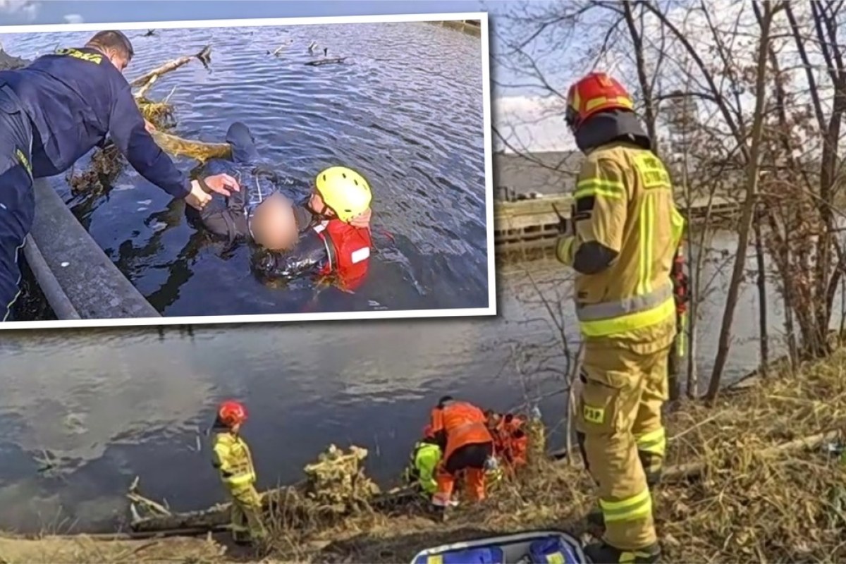 Dramatyczna akcja ratunkowa nad rzeką. 69-latek walczył o życie po upadku z tratwy