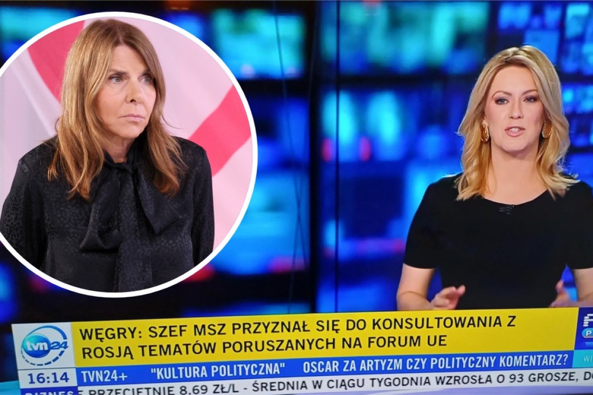 Wpadka na antenie TVN24: Kolenda-Zaleska weszła w kadr podczas serwisu