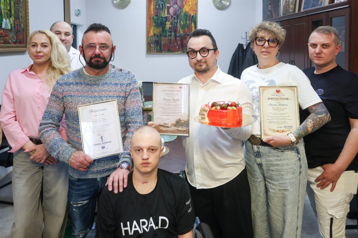 Maksym wraca do zdrowia. List wdzięczności dla naszego dziennikarza, który pomógł odmienić jego los