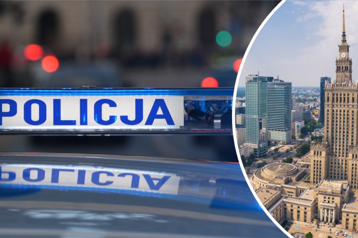 Pościg i dachowanie w Warszawie. Kierowca Audi oraz pasażerka byli poszukiwani