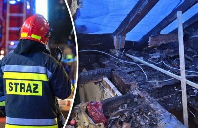 Tragiczny pożar domu strażaka w Oławie. Rodzina z dwójką dzieci straciła cały dobytek