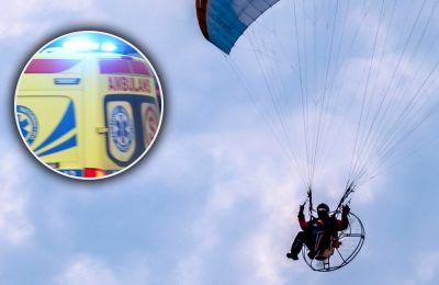 Tragiczny wypadek paralotniarza w Pile. 48-latek nie przeżył upadku