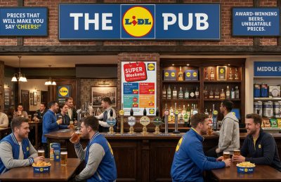 Lidl wkracza do branży HoReCa: Pierwszy pub sieci powstanie w Belfaście