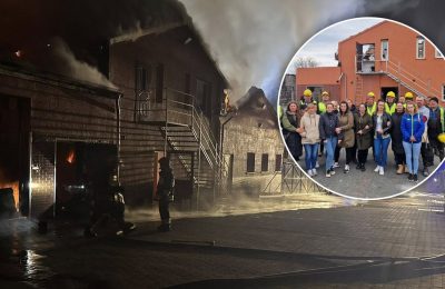 Solidarność po pożarze: Pracownicy i właściciel razem odbudowują masarnię w Niemicy