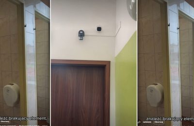Kontrowersje w zgierskiej szkole: toalety bez drzwi i monitoring