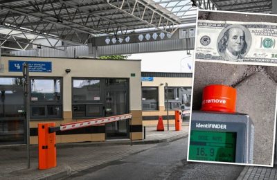Zatrzymanie na granicy w Medyce. Waluta z Ukrainy wykazała promieniowanie