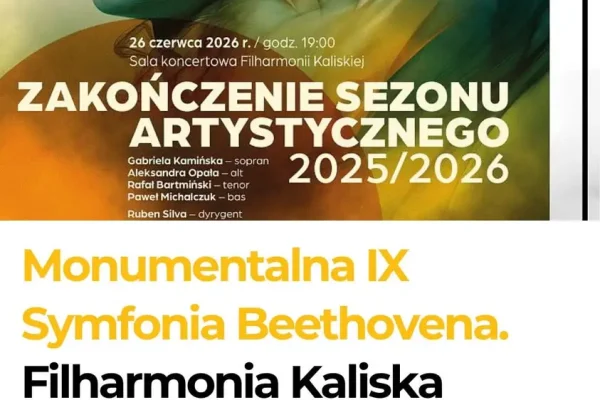 Filharmonia Kaliska kończy sezon uroczystym koncertem w piątek