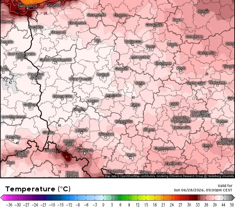 Nadchodzi ekstremalna fala upałów – możliwe rekordy temperatury w Wielkopolsce