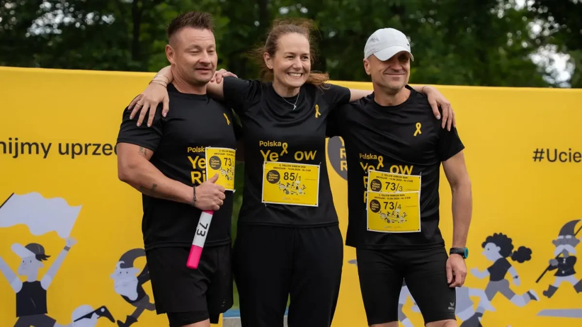 Yellow Ribbon Run we Wrocławiu: 340 osób w sztafecie na rzecz readaptacji społecznej