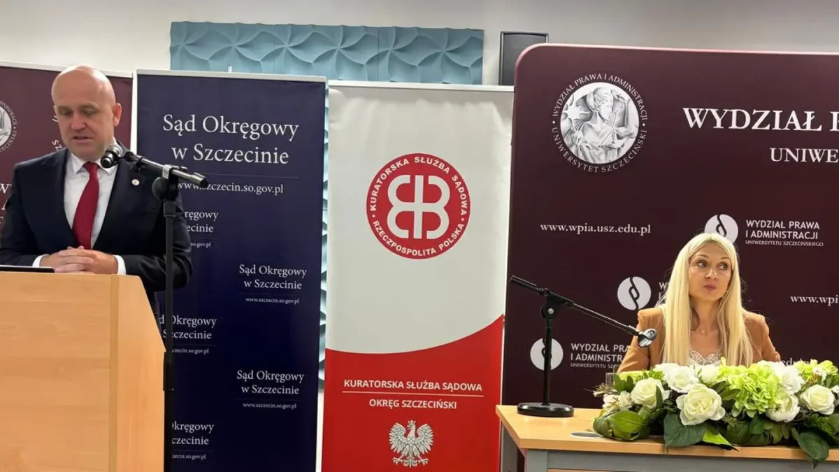 Wiceminister Mazur na Święcie Kuratorskiej Służby Sądowej w Szczecinie