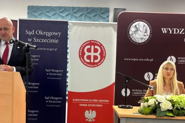 Wiceminister Mazur na Święcie Kuratorskiej Służby Sądowej w Szczecinie