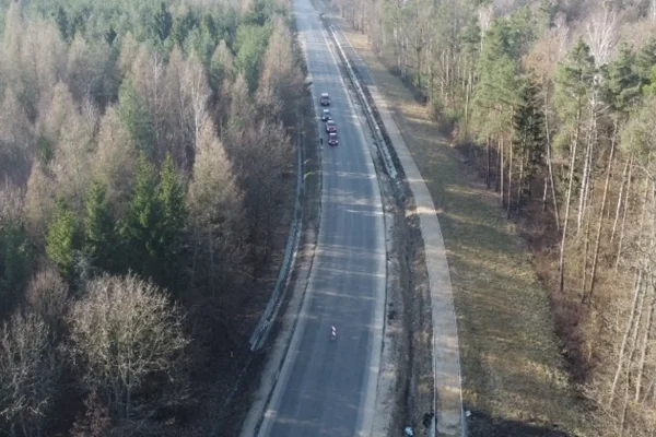 Odcinek drogi wojewódzkiej Tychów Stary – Starachowice otwarty po modernizacji