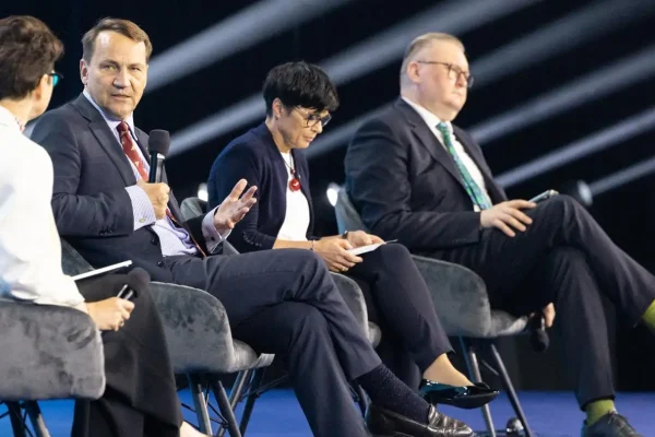 Wicepremier Sikorski na Konferencji Odbudowy Ukrainy w Gdańsku