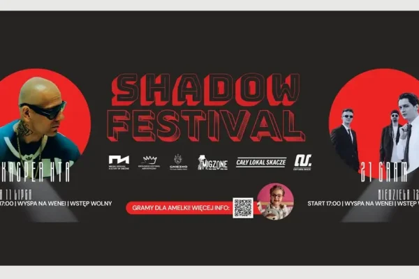 Shadow Festival 2026 w Gnieźnie: Muzyka, pamięć i pomoc dla Amelki
