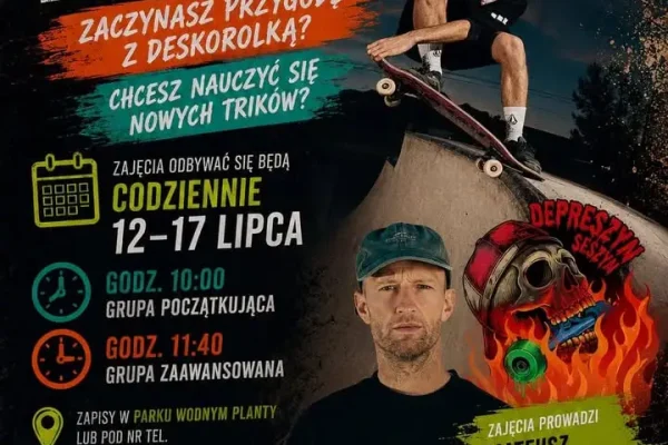 Bezpłatne lekcje deskorolki w Pleszewie – start 12 lipca