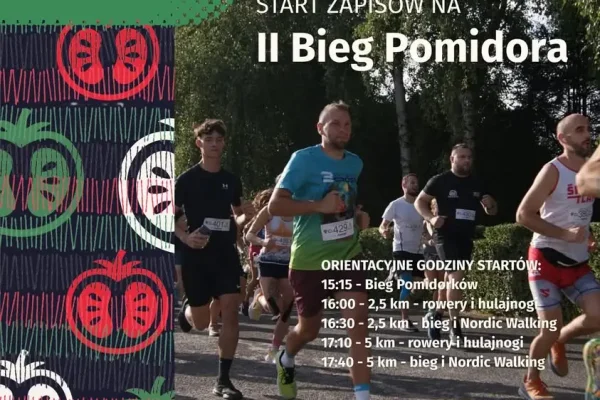 Ruszyły zapisy na II Bieg Pomidora w Kotlinie – wydarzenie 28 sierpnia