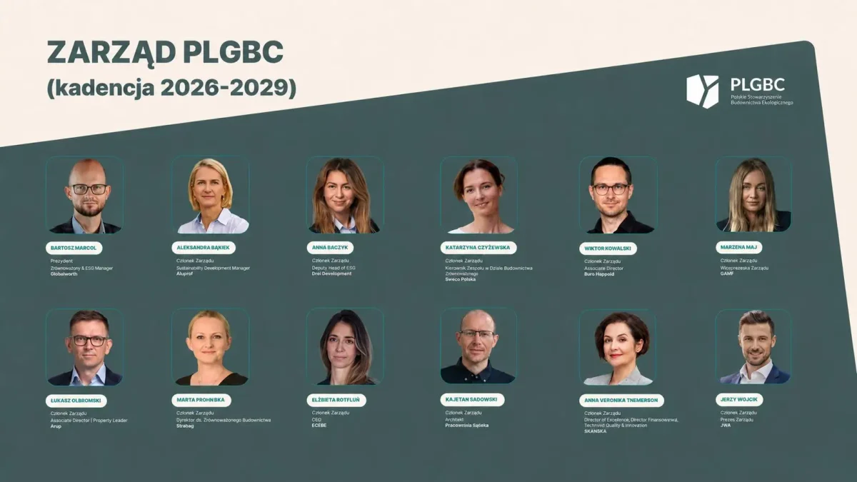 Nowe władze PLGBC na lata 2026-2029 – Bartosz Marcol Prezydentem