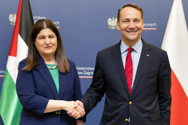 Polska i Palestyna: rozmowy o pomocy humanitarnej i rozwiązaniu dwupaństwowym