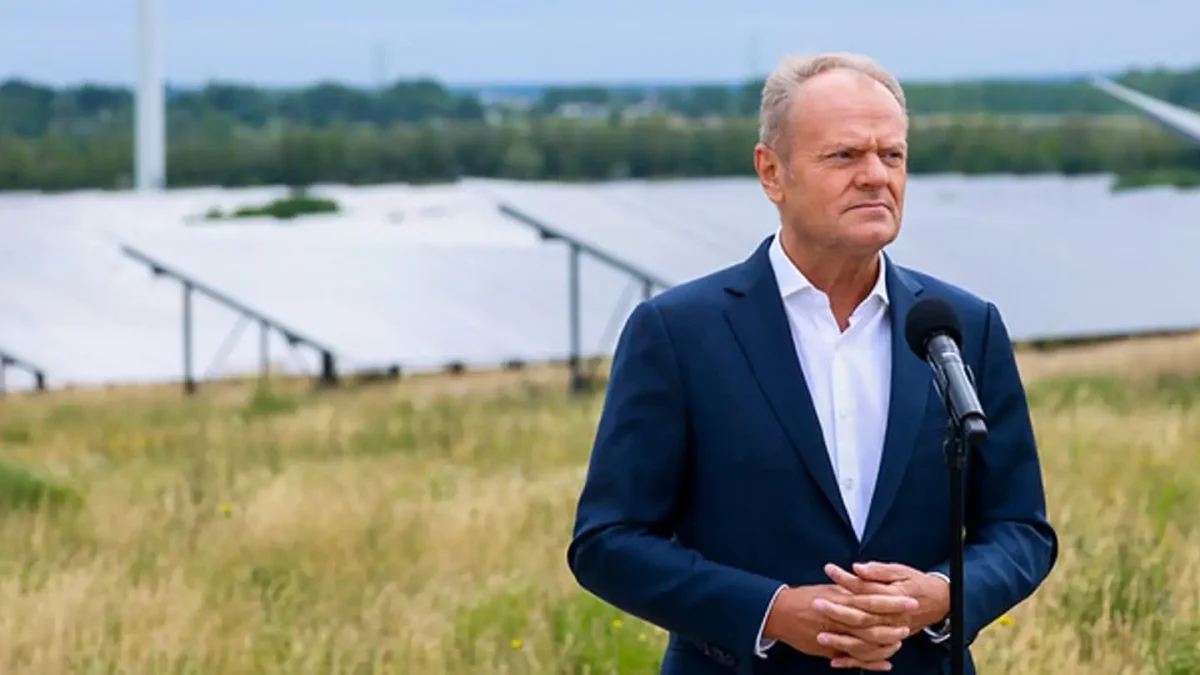 Premier Tusk w Kleczewie: Rozwój OZE to inwestycja w bezpieczeństwo Polski