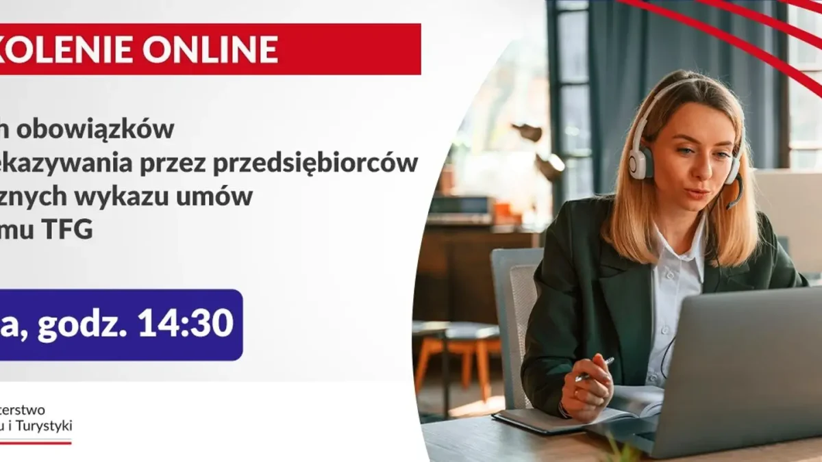 Szkolenie online dla organizatorów turystyki o nowych obowiązkach wobec TFG