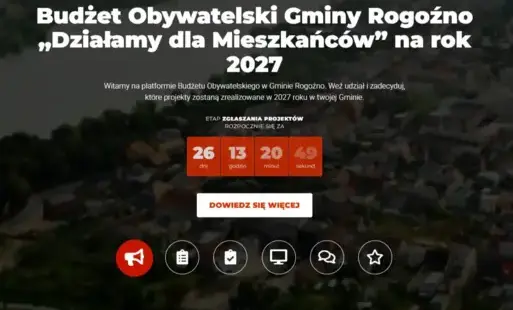 Rusza nabór wniosków do Budżetu Obywatelskiego Gminy Rogoźno na 2027 rok