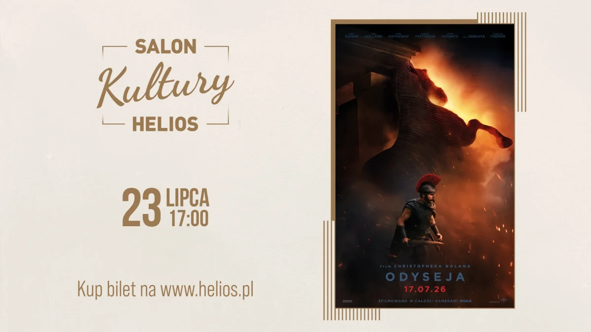 Salon Kultury Helios w Koninie zaprasza na „Odyseję” Nolana 23 lipca