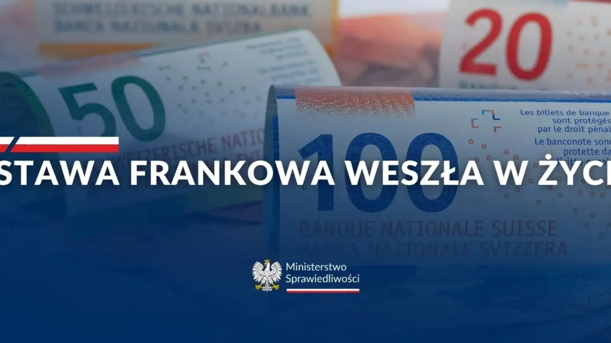 Ustawa frankowa wchodzi w życie: szybsze postępowania i większa ochrona konsumentów