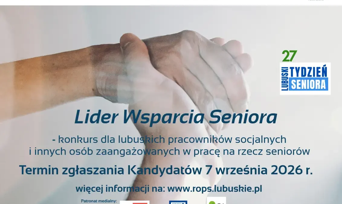 Rusza konkurs „Lider Wsparcia Seniora” – nagrody po 1000 zł dla działających na rzecz seniorów