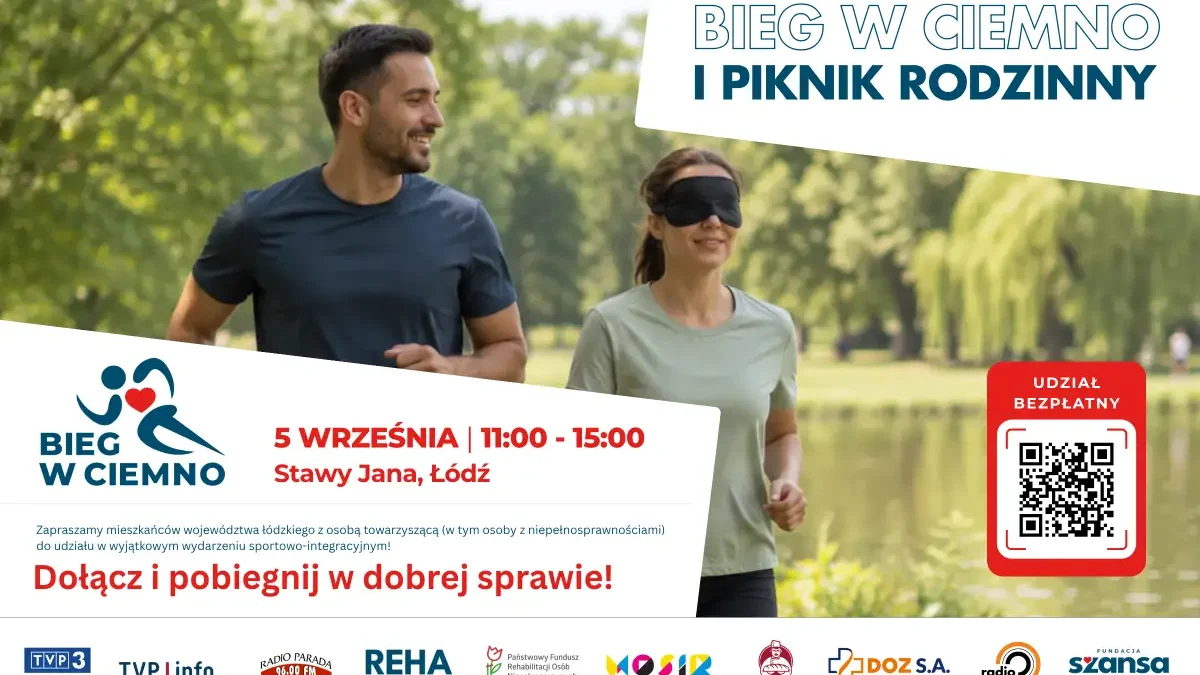 Bieg w ciemno w Łodzi – nietypowe wydarzenie integracyjne nad Stawami Jana